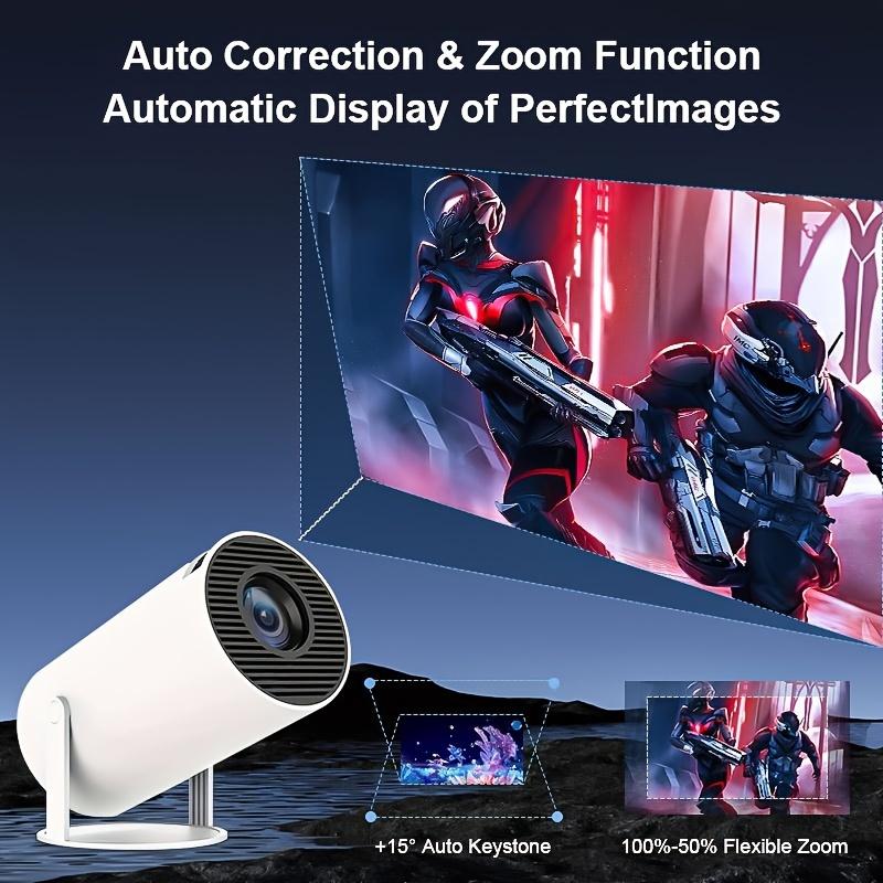 Oversize Model HY300 Projector 4K Android 11.01080P 720 P 200ANSI Portable Home Outdoor Cinema 180° Projection Angle Adjustable Projector With Wifi Home Theater Projectors