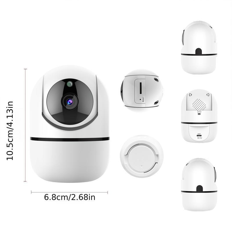 1080P HD Security Monitor Camera, Wireless 2.4Ghz WiFi Security Camera, Home Security Camera with Night Vision Loop Recording, Motion Detection Indoor Camera for Store Warehouse Factory Home, Smart Security Cameras