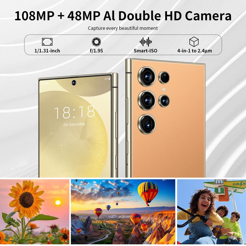 S26 Ultra 8GB+512GB 6800mAh 108MP+48MP Limited Time Promotion Dual SIM Phones Mobile Smartphone Cellphone