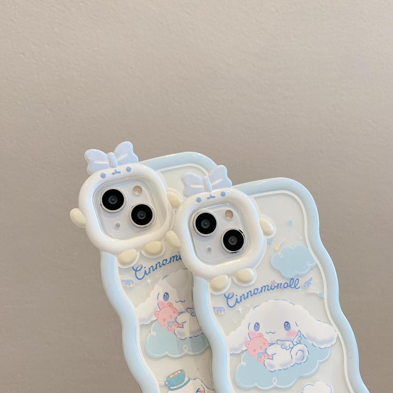 Sanrio Cute Cartoon Rabbit Pattern Phone Case, Full Body Shockproof Phone Protective Cover, Fashion Phone Accessories for iPhone 14 13 12 11 Pro Max Plus, Phone Cases for iPhone 15 Pro Max Case