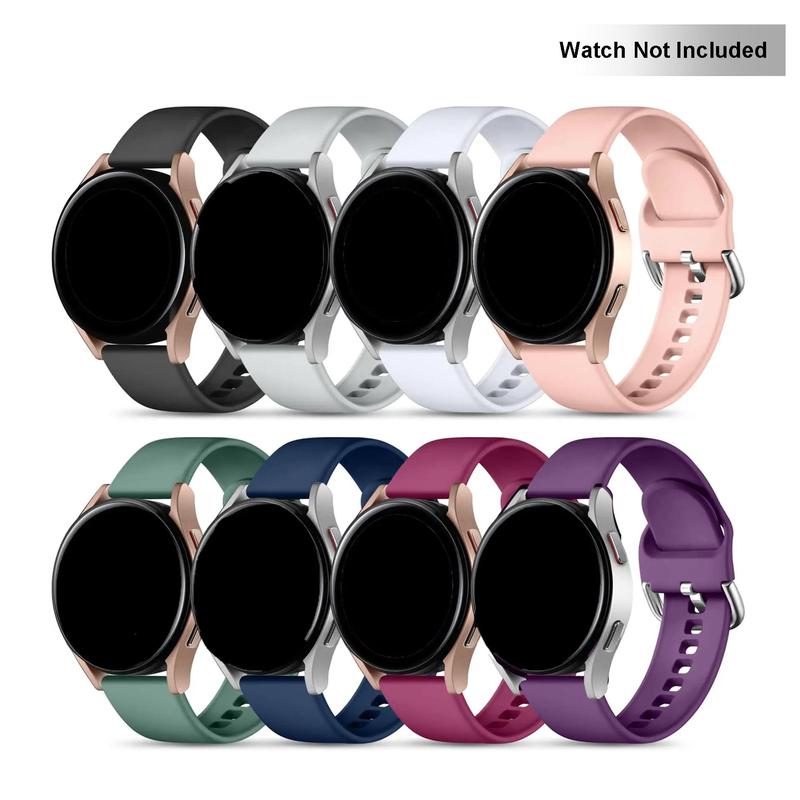 Personalized Waterproof Lightweight Smartwatch Band (Band Only), Durable Soft Silicone Watch Band Compatible with Galaxy Smartwatches, Breathable Sports Watch Band For Men & Women, Wearable Accessories, Smart Watch Band