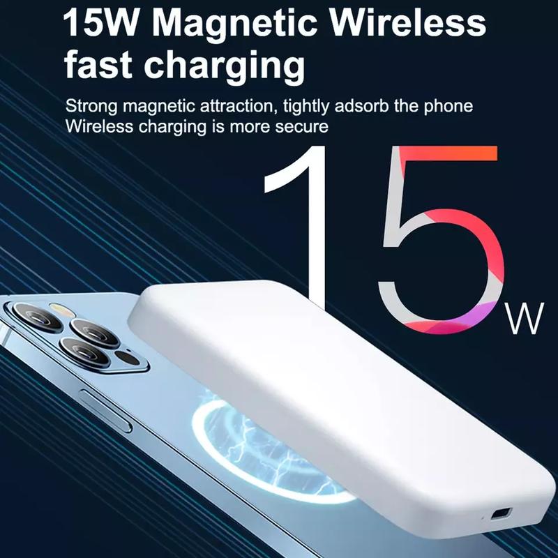 Magnetic Power Bank , 20000mAh 100000mAh Wireless Portable Charger with USB-C Cable, Battery Pack Only Compatible with iPhone 15 15 Plus 15 Pro 15 Pro Max, iPhone 14 13 12 Series