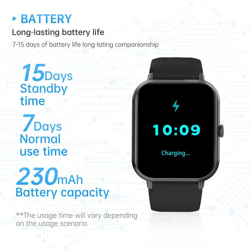 Multifunctional Smart Watch, Fashionable Digital Watch with 1.83