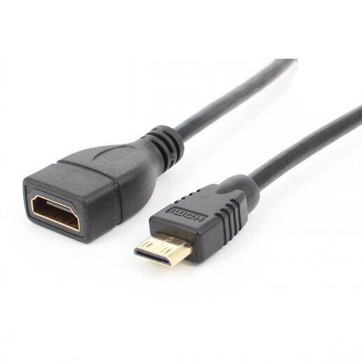 Mini HDMI Compatible Male to HDMI-compatible Female Converter Adapter Cable Cord