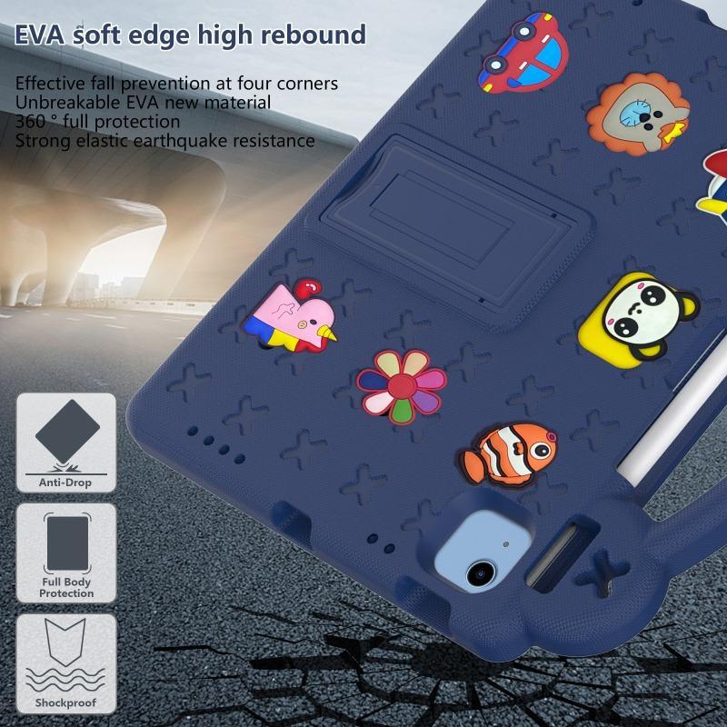 Tablet Case with Foldable Stand, 1 Count Cute Cartoon Pattern Tablet Protective Cover, Tablet Protector for iPad Mini 1 2 3 6 iPad Air Pro 11 13