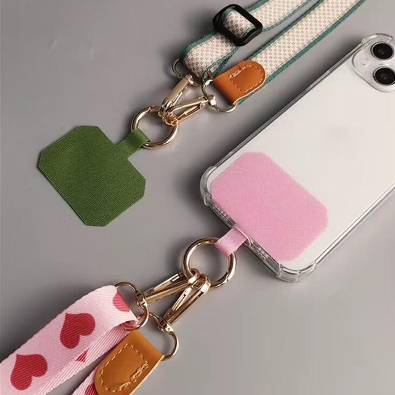 Colorful Plaid Pattern Phone Strap, Adjustable Phone Lanyard, Phone Hanging Rope, Multi-functional Phone Strap Compatible with Most Smartphone Cases