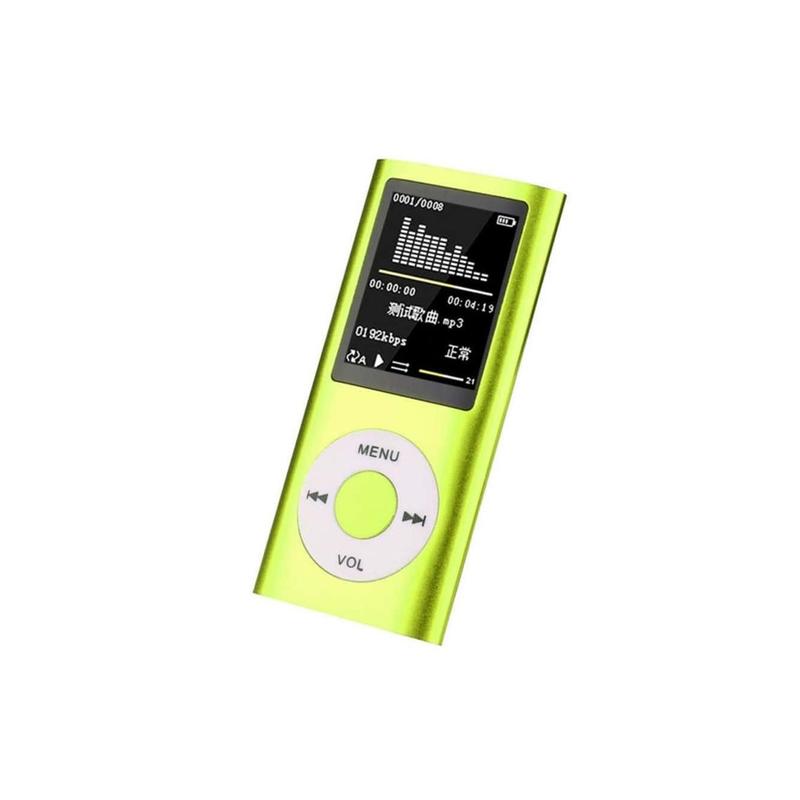 LIUHUAIHAO 1.8-inch Mp3 Player Music Playing with Fm Radio Video Ebook Player Rechargeable Battery