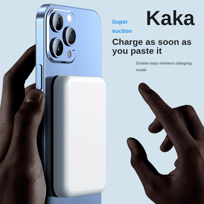 Magnetic Power Bank for Apple Watch iWatch AirPods iPhone External Auxiliary Battery Pack Quick Wireless Charger  Power Bank  power mobile