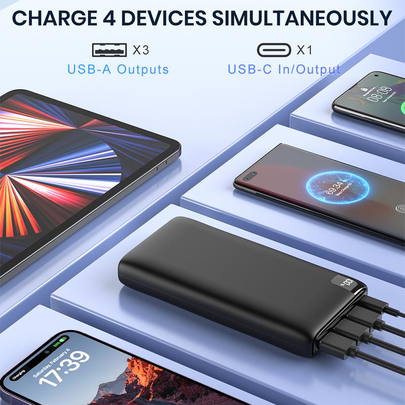 Christmas Gifts - Power Bank 26800mAh Portable Charger, 22.5W Fast Charging Portable Phone Charger PD QC3.0 USB C Battery Pack for iPhone 15 15 Plus 15 Pro 15 Pro Max, iPhone 14 13 Series, Samsung Galaxy, Best Gifts for Christmas