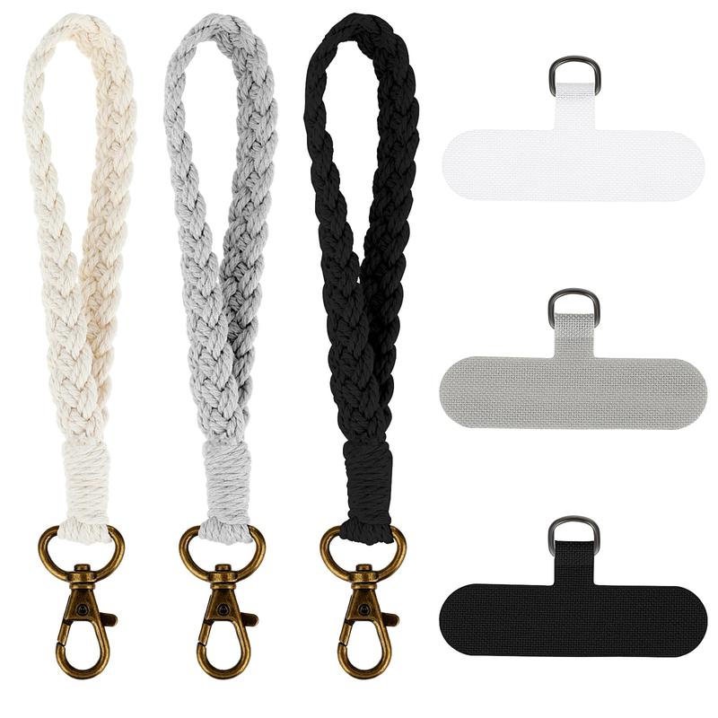 Phone Wrist Strap & Phone Tether Tab Set, Phone Lanyard Set, Anti-lost Phone Chain for Women & Men, Phone Decoration Accessories