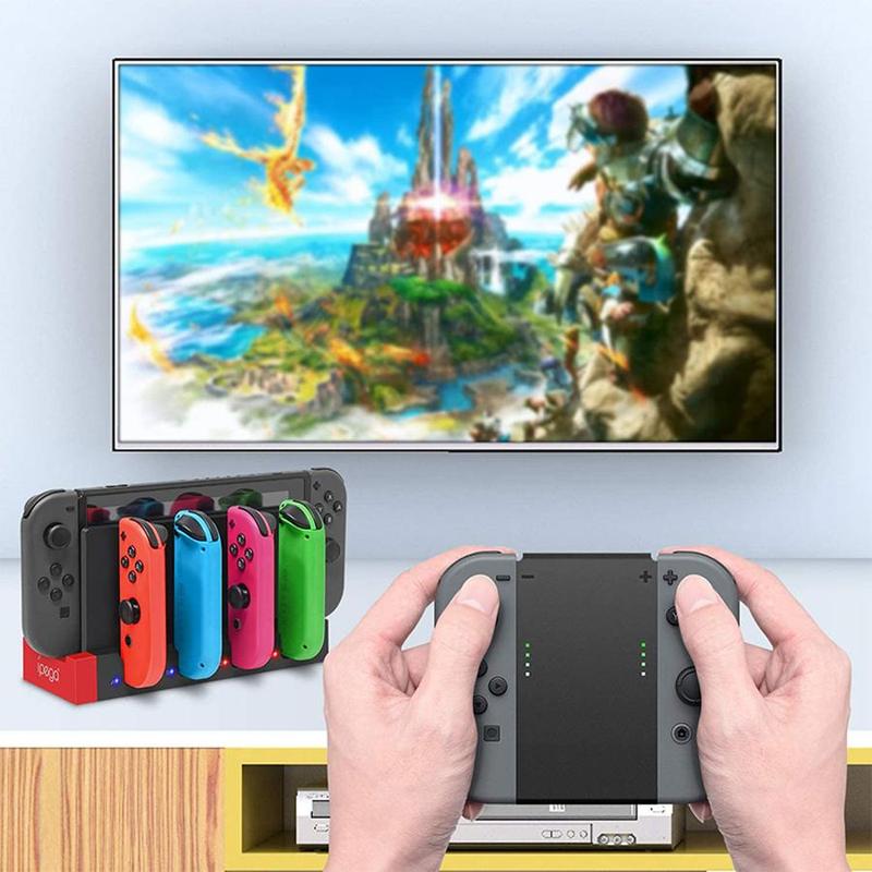 Multifunctional Desktop Charging Stand, 1 Count Game Controller Charging Station For Nintendo Switch & OLED Joy-Con, Console Accessories