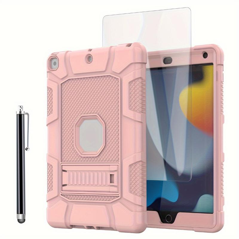 For iPad 9th Generation Case, For iPad 8th Generation Case, For iPad 7th Gen Case, iPad 10. 2 2021 2020 2019 Case, Heavy Duty Rugged Shockproof Protective Cover+Plastic Screen Protector