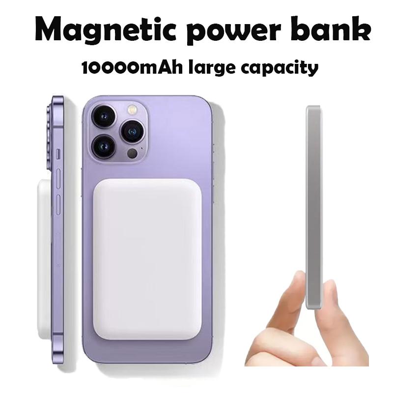 Magnetic Power Bank for Apple Watch iWatch AirPods iPhone External Auxiliary Battery Pack Quick Wireless Charger  Power Bank  power mobile