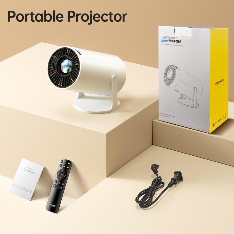 Portable Outdoor Projector, 720P 200ANSI Projector, Home Theater Projector Compatible with USB HDMI 3.5mm Headphones, Audio & Video Accessories