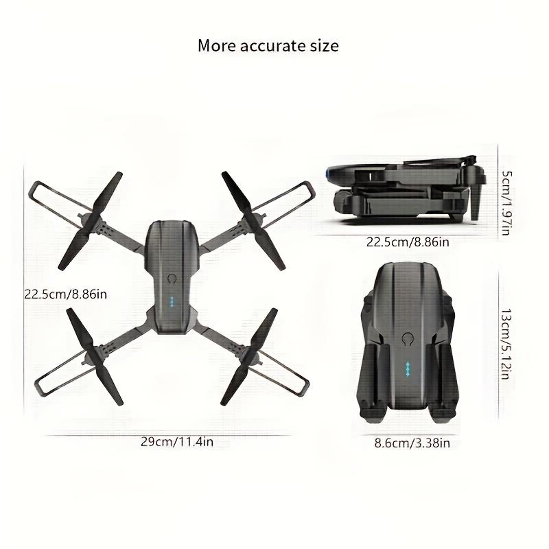 Dual Camera E99pro K3 Drone Quadcopter with Single Battery, Optical Flow, Fixed Point Hovering, and Remote Control for Aerial Photography