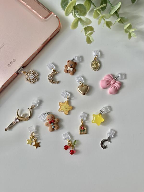 Holiday Dust Plug Charms for Kindle and iPad -Accessory - Smartphone, Phone