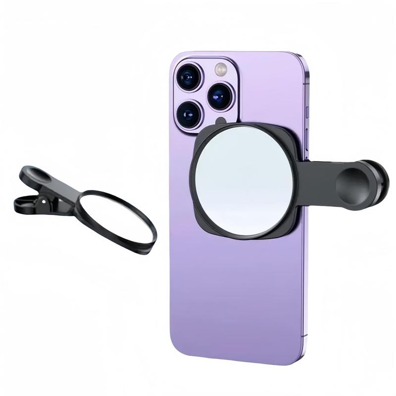 Phone Rear Camera Reflection Mirror with Storage Box, Mobile Phone Rear Camera Reflector, Phone Accessories for Women & Girls