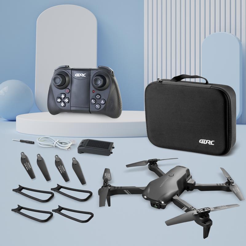 4DRC V13 Mini Drone Dual Camera Quadcopter Beginner Aerial Photography Airplane Equipped with 2 Batteries Children's RC Toys Gift Wifi Image Transmission, 2.4G Remote Control, Easy to Fly, Aerial Roll, One Key Takeoff and Landing rc drone Accessories