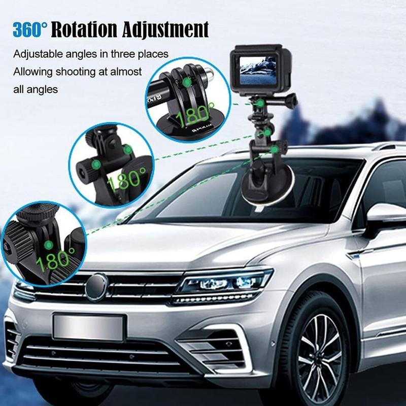 Windshield Suction Cup Car Mount Action Camera Bracket For GoPro, Hero|DJI, OSMO Accessories Smartphone