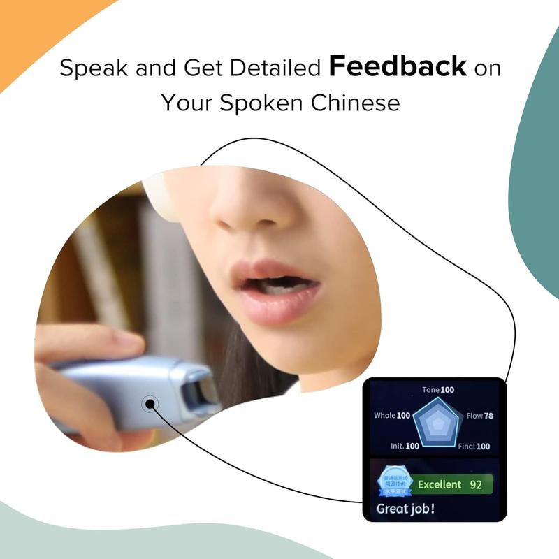 WO HUI Scan Reader Pen F1 English to Chinese Translator Device, Learn Chinese Reader Pen Text to Speech Pen OCR Digital Translator Dictionary Pen Portable for Meetings Travel