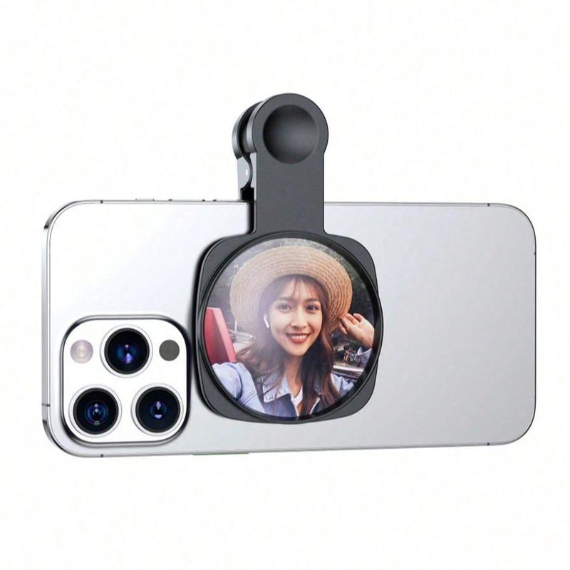 Phone Rear High Definition Selfie Mirror, Phone Selfie Mirror with Reflective Surface, Phone Accessories for Selfie, Live Streaming, Vlog