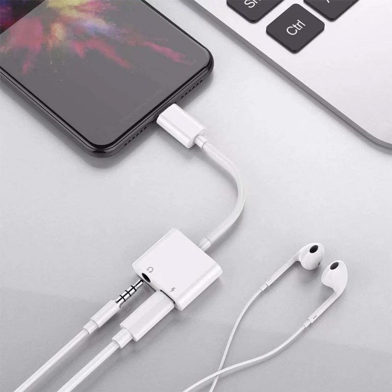 Headphone Adapter USB C and 3.5mm Plug to USB C Headset Splitter,Headphone Audio & Charger Compatible with Google Pixel 2 3xl,Samsung Tab and iPad (USB C+3.5mm to USB C)