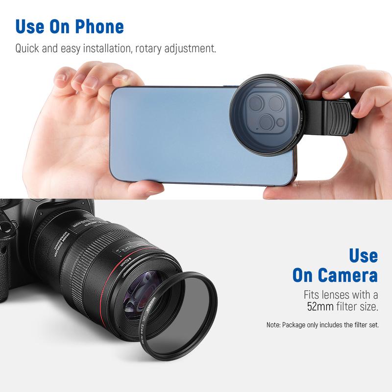 NEEWER Clip On Filters Kit for Phone & Camera