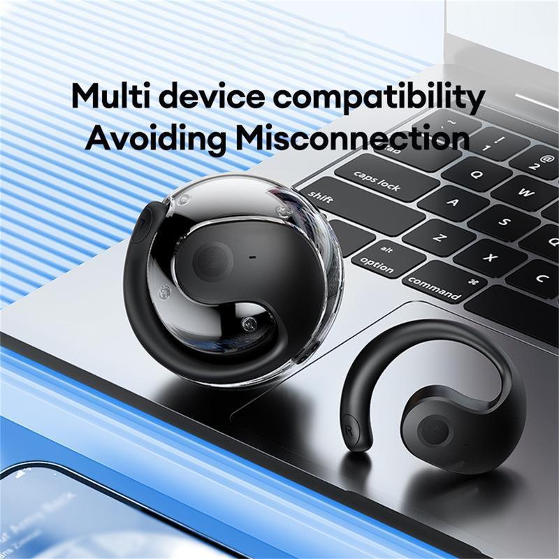 Earphone Wireless Bluetooth 5.4 OWS Waterproof Sport Headsets Noise Reduction Headphones with Mic Stereo Ear Hook Headset