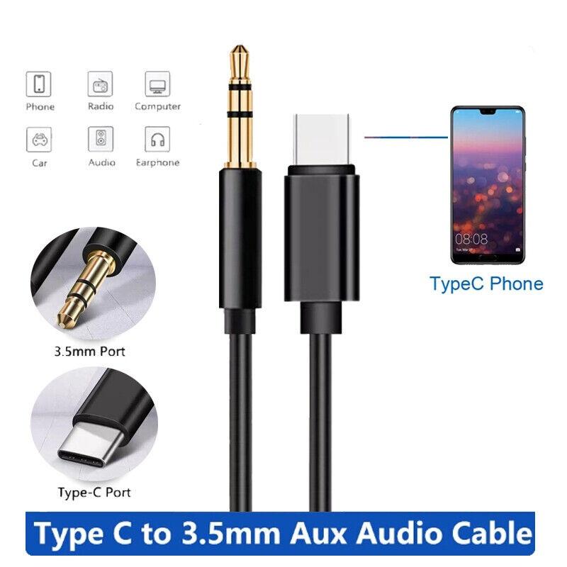 For IPhone 15 Pro Max 15 Plus 8 Pin to 3.5mm AUX Audio Car Adapter Cord Cable