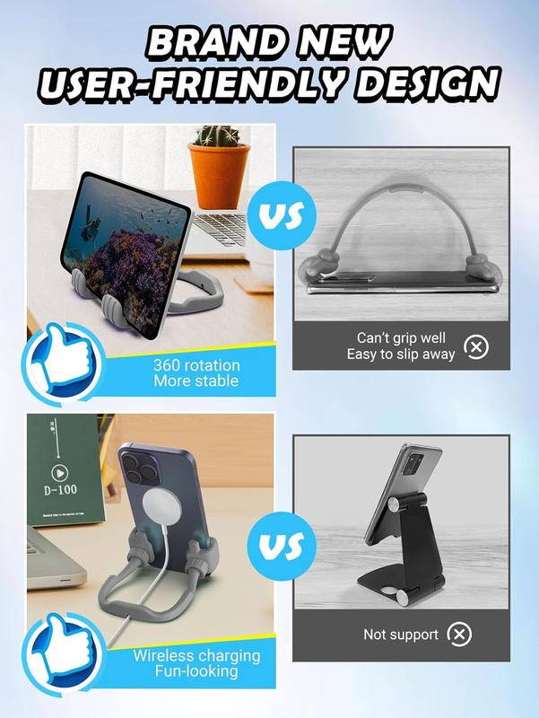 Cell Phone Stand Thumbs Up Lazy Phone Stand Stocking Stuffers for Teens Boys Adults Men Gifts for Christmas: Cellphone Phone Holder for Desk Hand Funny Cool Gadgets Gifts for Teenage Boys Girl Dad Him