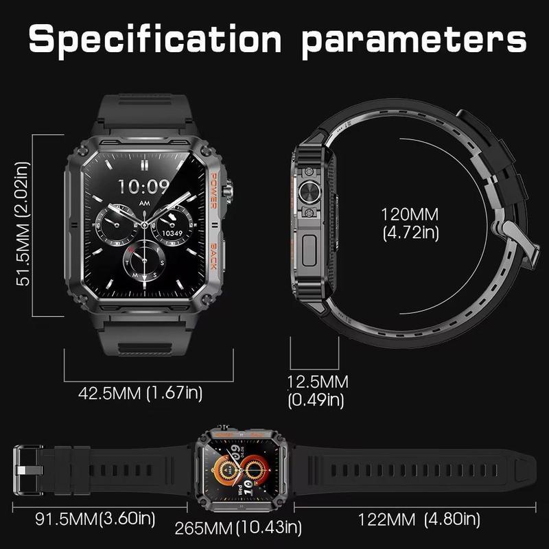 Multifunctional Smart Watch, Fashion Digital Smart Watches with AI Voice Assistant, Sports Watch with Bluetooth-compatible Call & Multi-sport Mode for Men & Women