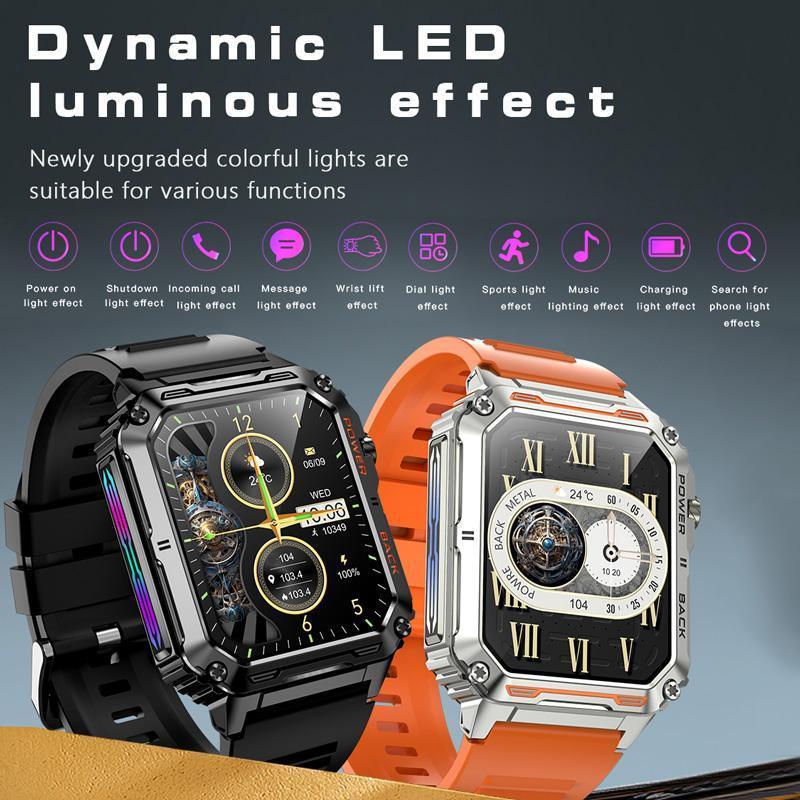 Multifunctional Smart Watch, Fashion Digital Smart Watches with AI Voice Assistant, Sports Watch with Bluetooth-compatible Call & Multi-sport Mode for Men & Women