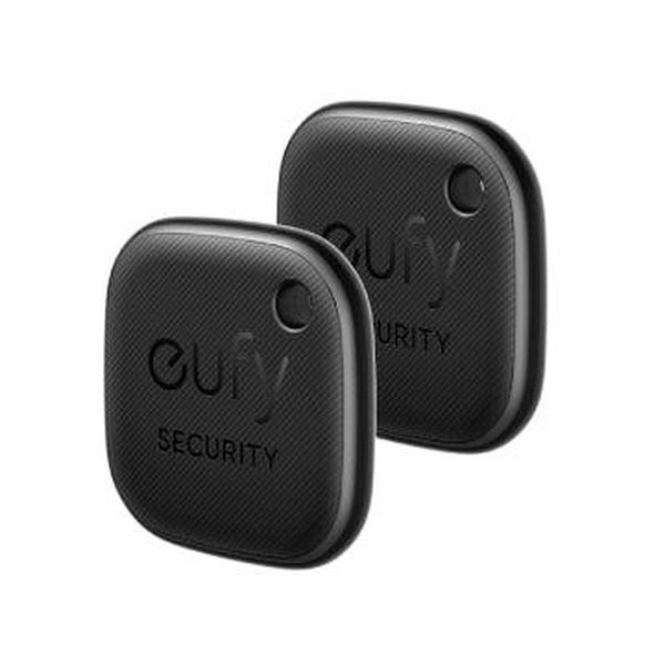 eufy Security by Anker SmartTrack Link (Black, 2-Pack), Android not Supported, Works with Apple Find My (iOS only), Key Finder, Bluetooth Tracker for Earbuds and Luggage, Phone Finder, Water Resistant