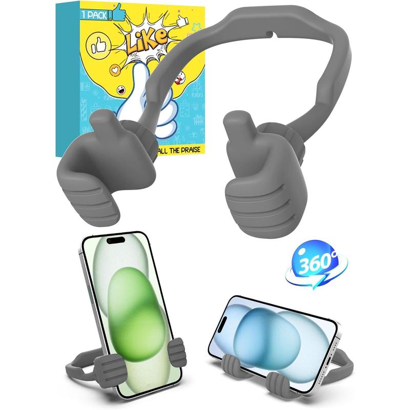 Cell Phone Stand Thumbs Up Lazy Phone Stand Stocking Stuffers for Teens Boys Adults Men Gifts for Christmas: Cellphone Phone Holder for Desk Hand Funny Cool Gadgets Gifts for Teenage Boys Girl Dad Him