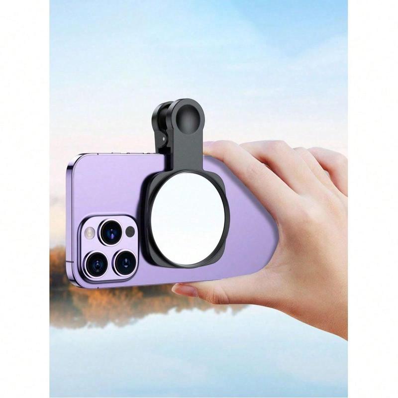 Phone Rear High Definition Selfie Mirror, Phone Selfie Mirror with Reflective Surface, Phone Accessories for Selfie, Live Streaming, Vlog