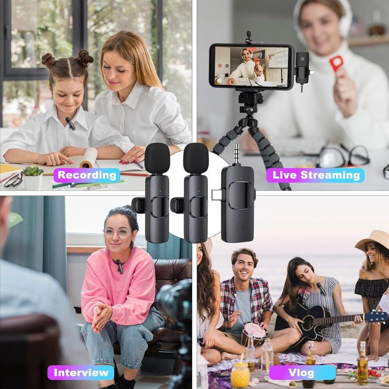 3 in 1  Microphone for , Camera,  Mic, USB-C Microphone,  Lavalier Microphone, Professional Mini Microphone with Noise Reduction, Lapel Mic for Video Vlog  YouTube