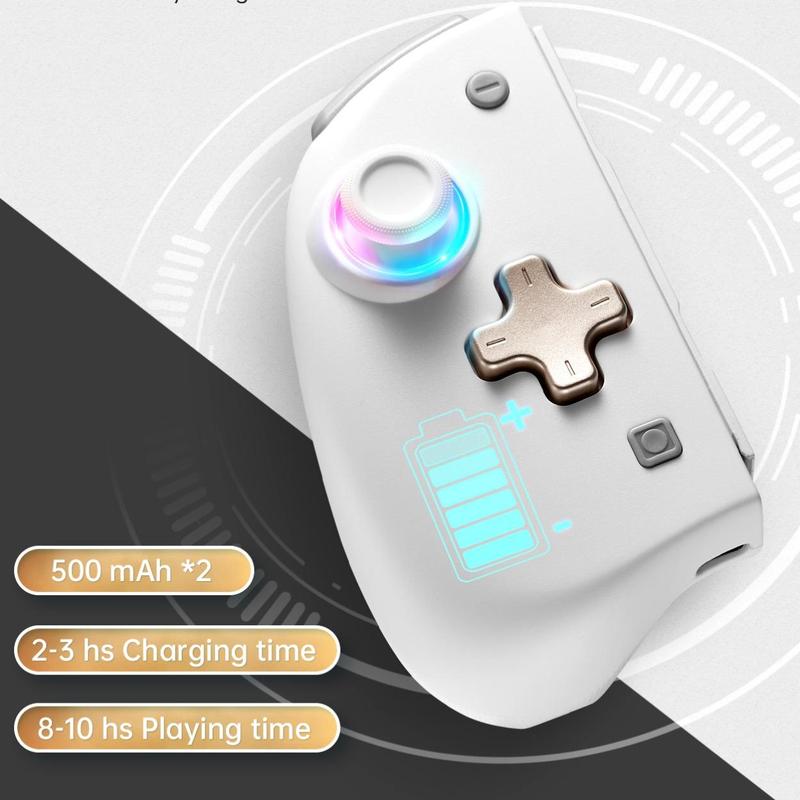 Wireless Controller for Switch, Game Controller for Switch Switch OLED, Ergonomic Joycon Replacement with Motion-Control Map Button