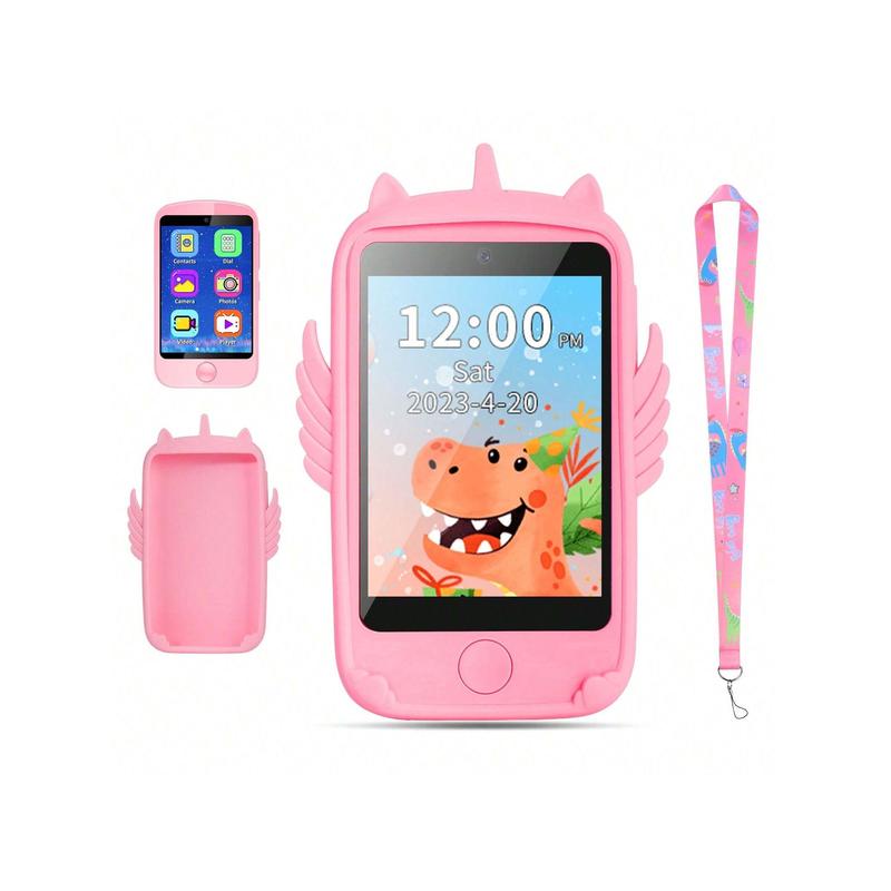 Children Mobile Phone With 19 Learning Game 2.8in Touch Screen Kids Cell Phone Smartphone With Calls SOS MP3 Camera Calculator Pedometer Smartphone Birthday Gifts For Girls Boys 3 4 5 6 7 8 9 Years Old