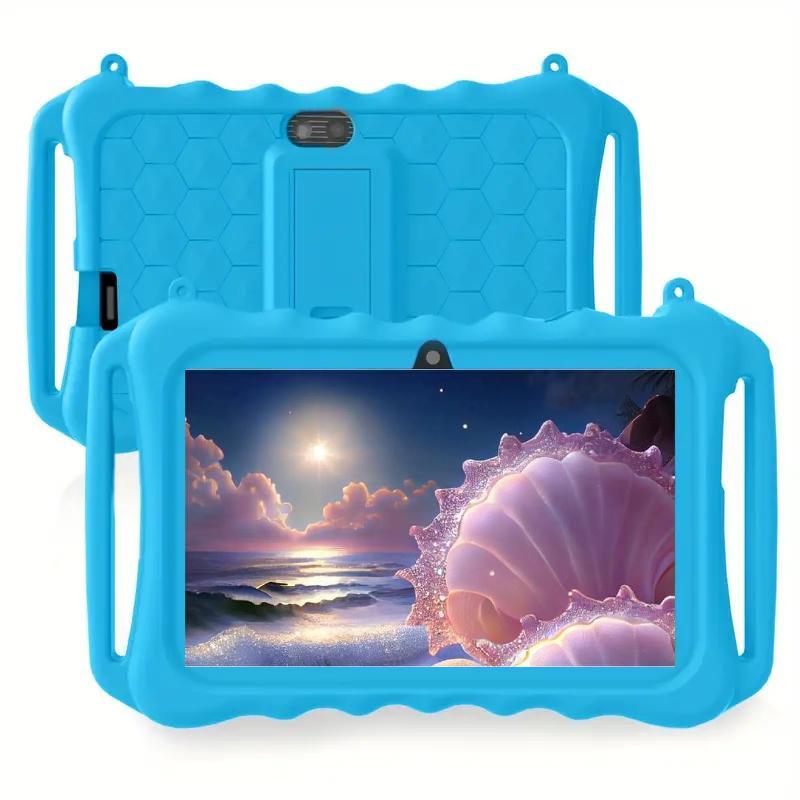 7-Inch Dual Camera Tablet, Android 12 Tablet with Shockproof Case, Parental Control Tablet, Educational Tablet for Boys and Girls