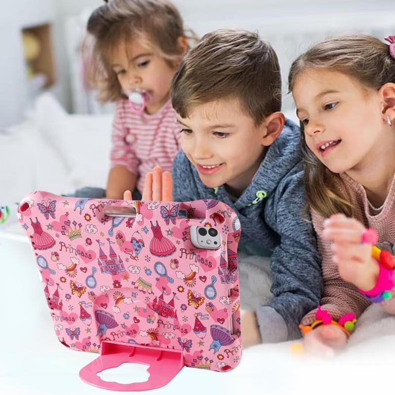 Princess Compatible with iPad 10.2 Tablet Case for Kids Girl Light EVA Kids Friendly for iPad 9th 8th 7th Generation 10.2 inch Case with Handle Kickstand Kids Pro Shockproof for Girl Gift (GZ)