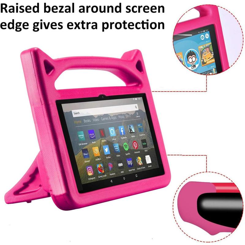 Fire HD 8 Case, Fire HD 8 Tablet Case,(12th 10th Gen,2022 2020 Release),Lightweight Shockproof -Proof Cover with Stand  Case for Fire HD 8 Plus Tablet & Fire HD 8 Pro Tablet