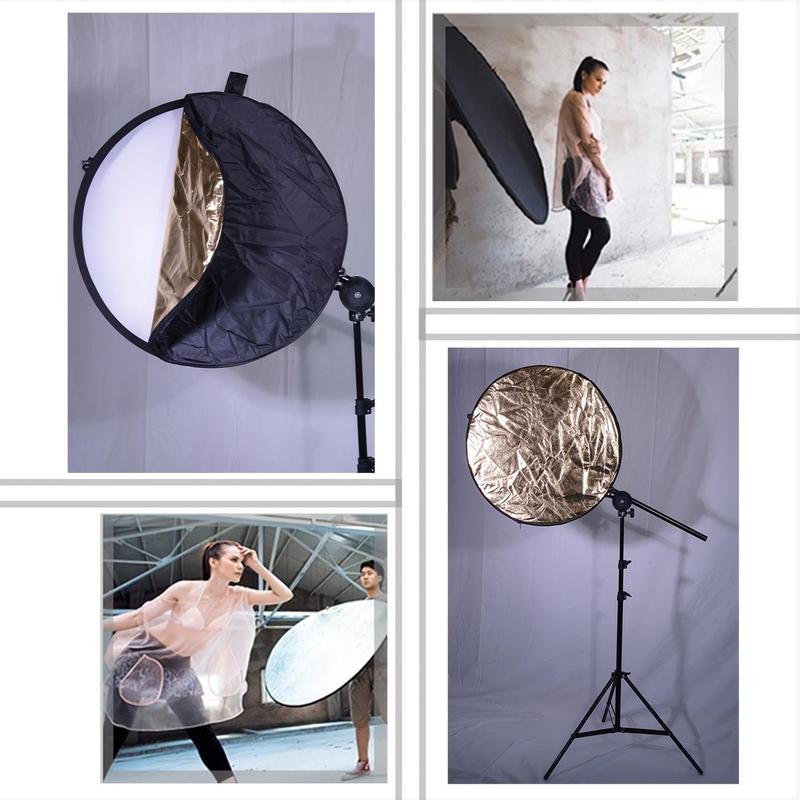 Portable 5 in 1 Reflector, Multi-functional Reflector Cover, Light Reflector for Studio Photography Situation