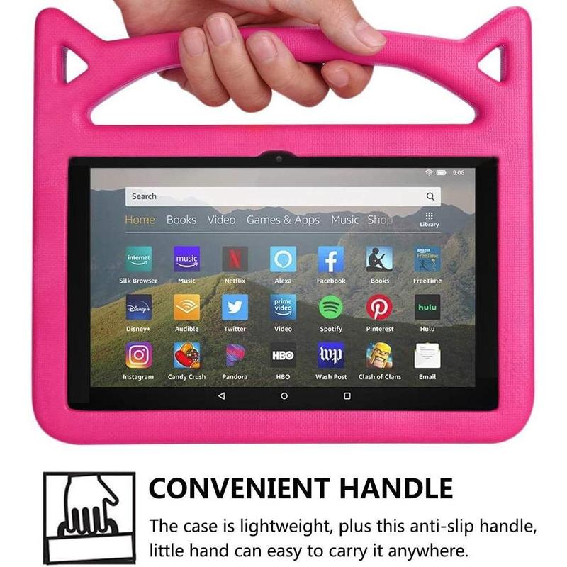 Fire HD 8 Case, Fire HD 8 Tablet Case,(12th 10th Gen,2022 2020 Release),Lightweight Shockproof -Proof Cover with Stand  Case for Fire HD 8 Plus Tablet & Fire HD 8 Pro Tablet