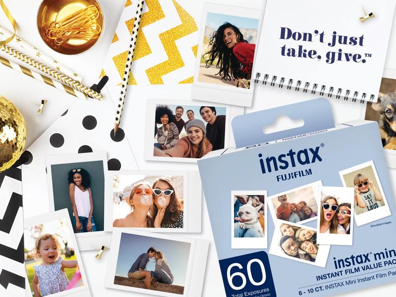 Fujifilm Instax Mini Instant Film, 60 Exposures -