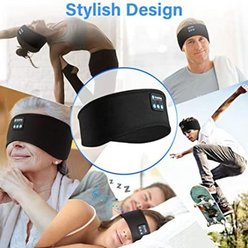 Wireless Headband Headphone, Sleep Headphone, Sports Headband Headphone with Ultra-thin HD Stereo Speaker, BT Headphone for Sleep, Exercise, Running, Yoga