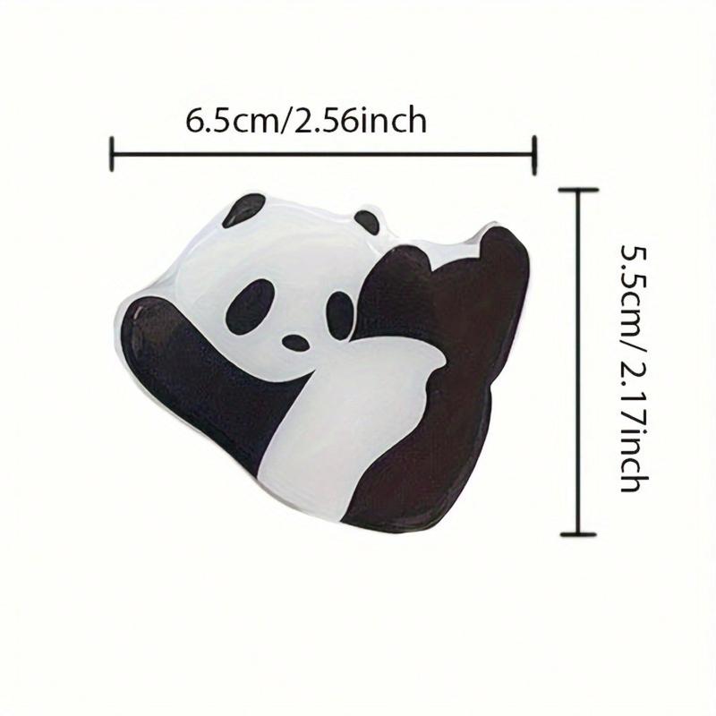 Cute Cartoon Panda Pattern Phone Holder, Acrylic Folding Phone Stand, Durable Grip Holder, Suitable for Smartphone, Tablet, Mobile Phone Accessories