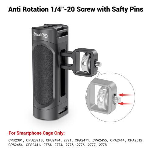 SmallRig Side Handle for Smartphone Cage Phone Video Rig Lightweight w 1 4 Threads - 2772