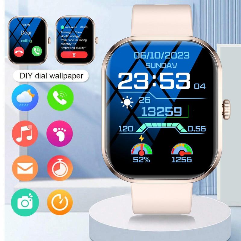 Multifunctional Smart Watch, Fashion Digital Watch with Multiple Sports Modes, Sports Watch Compatible with iPhone & Android