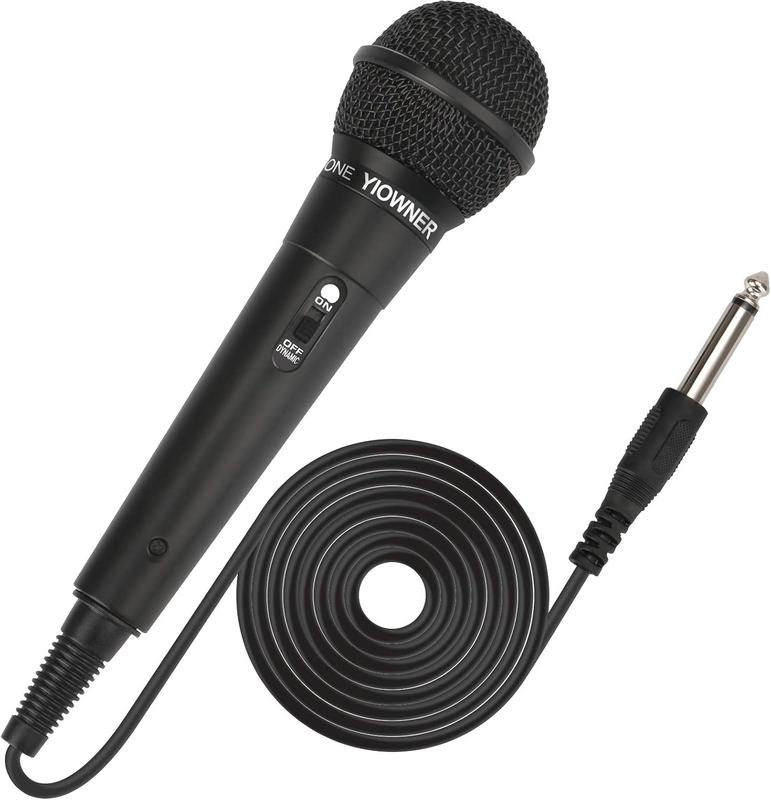 Wired Microphone, Karaoke Microphone, Handheld Microphone for Singing, Mic Karaoke with 2.5m , Vocal Dynamic Mic for Speaker, AMP, Mixer, DVD