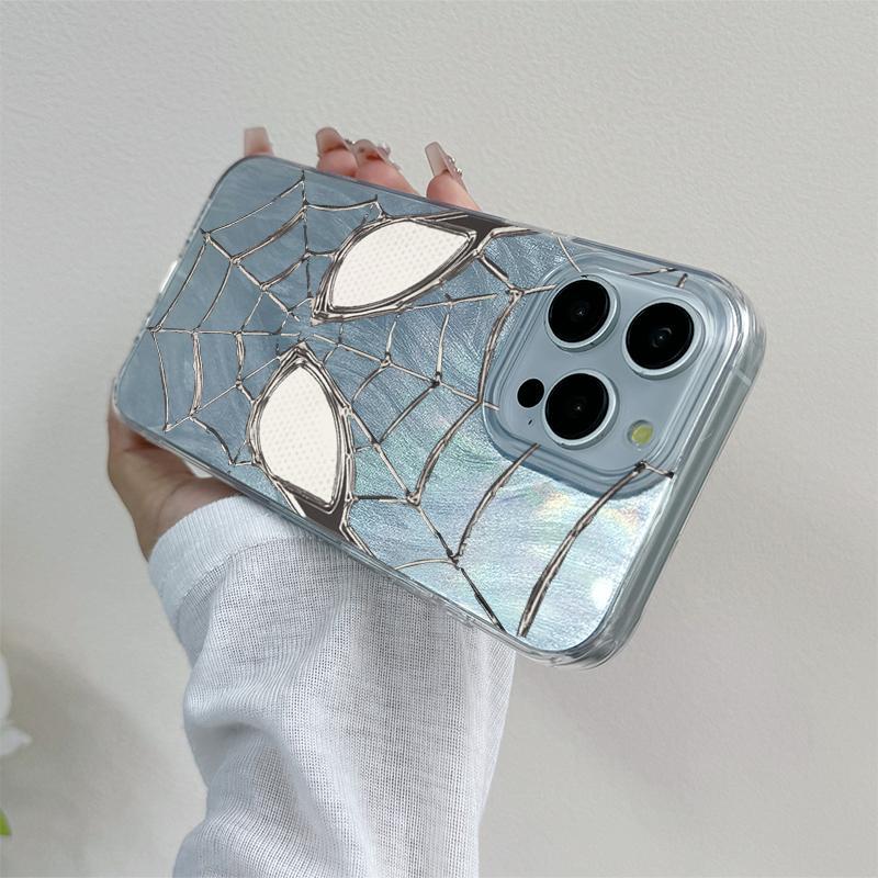 Spider Pattern Phone Case, Anti-slip Phone Protective Cover, Phone Accessories Compatible with iPhone 11 12 13 14 15 16 Pro Max